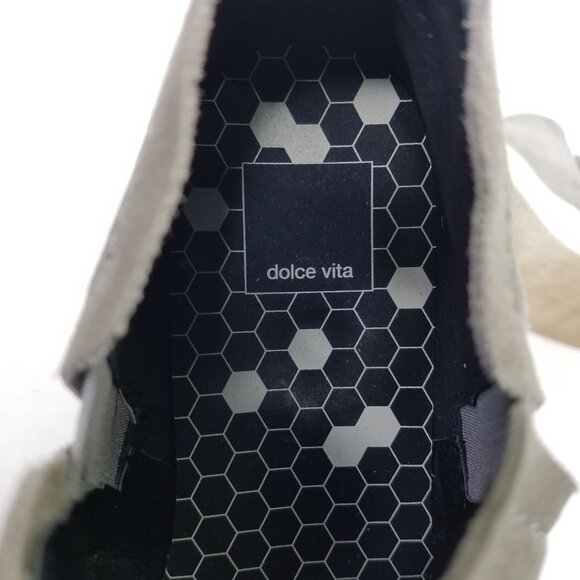 Dolce Vita Shoes Women’s 9.5 Tanya Gray Suede Platform High Top Sneakers Pull On - Picture 12 of 13